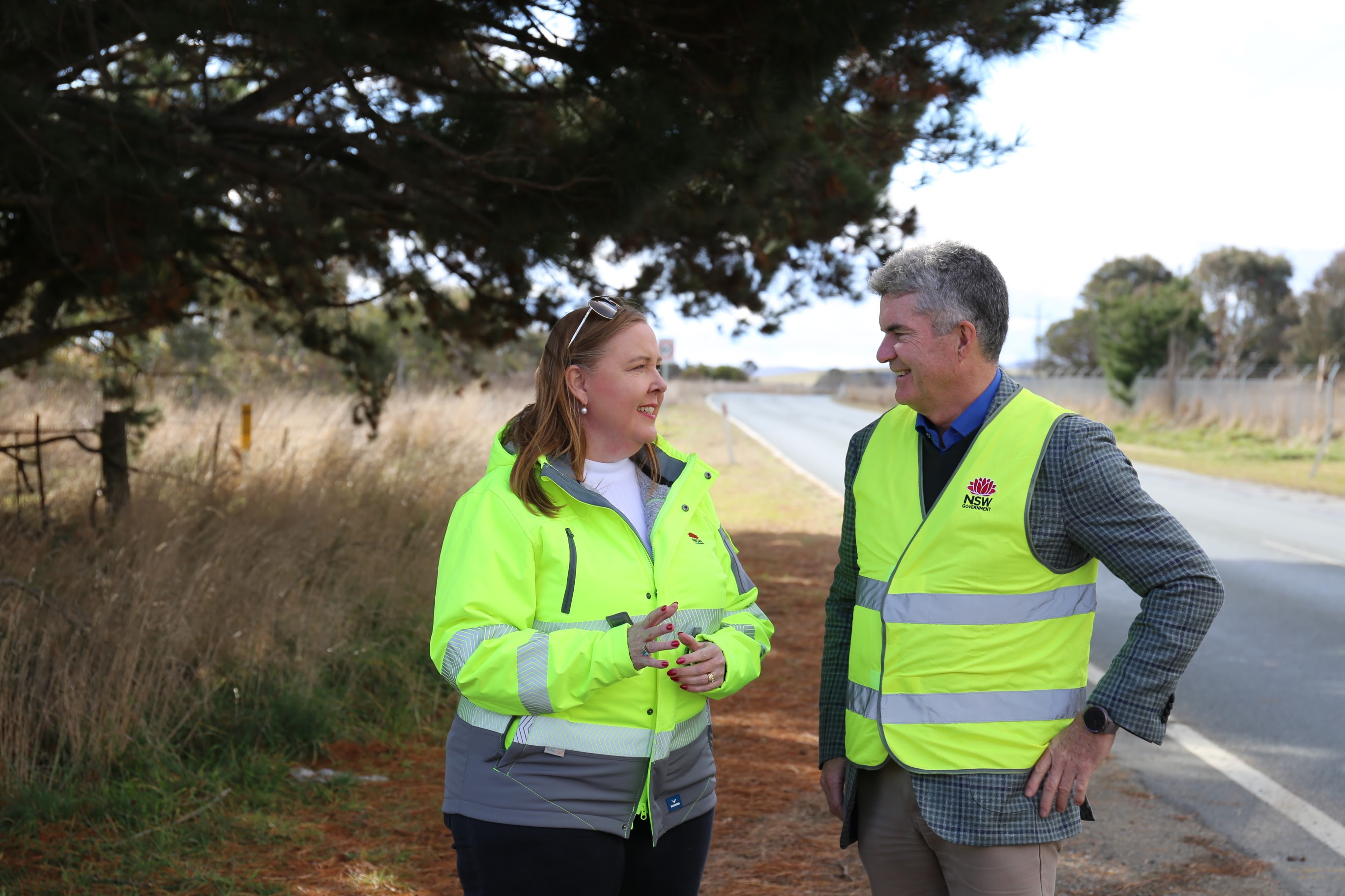 Regional Roads Minister inspects progress on Monaro roads Main Image