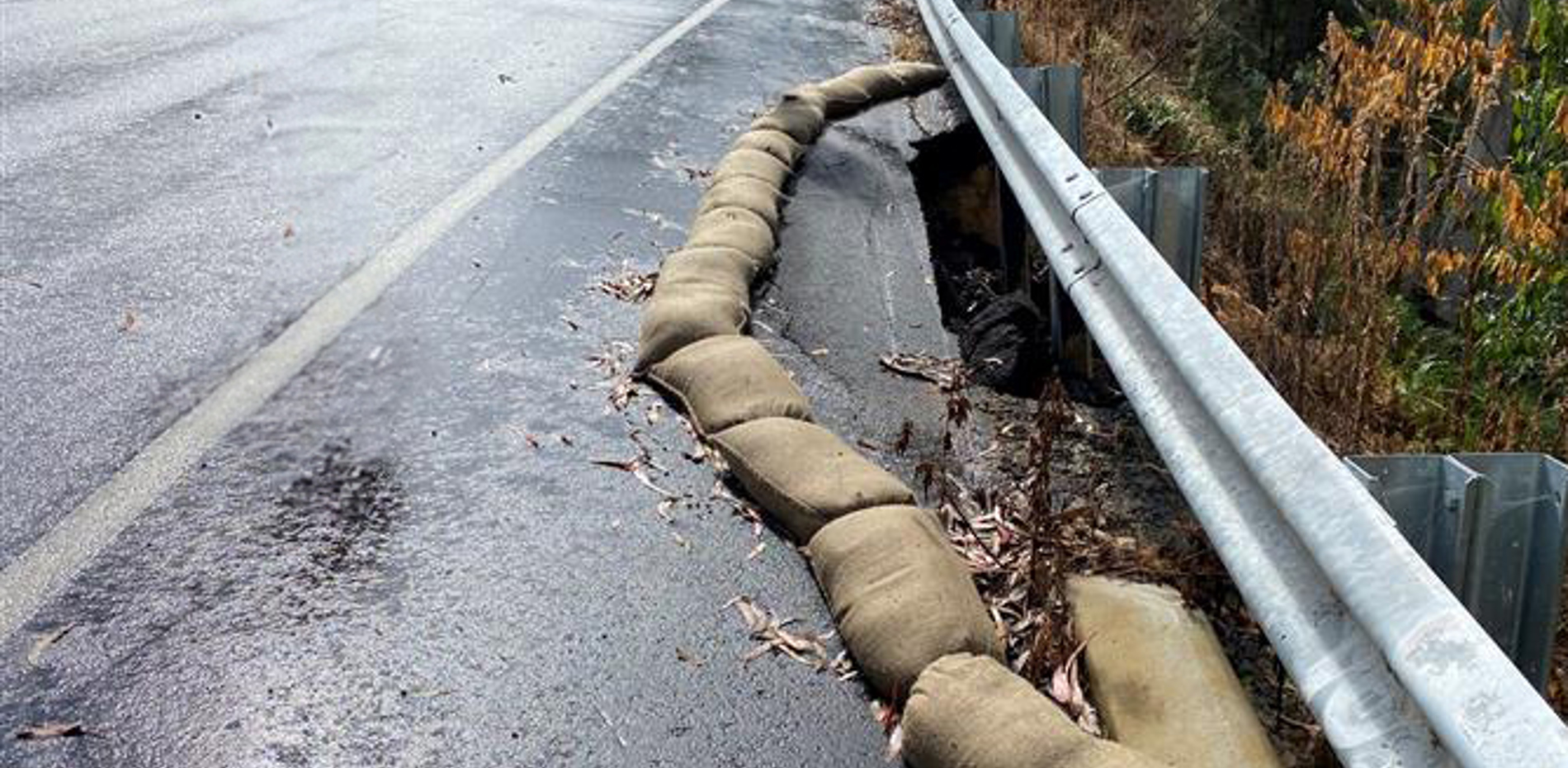 Work to start on repairs to largest landslip site on Brown Mountain Main Image