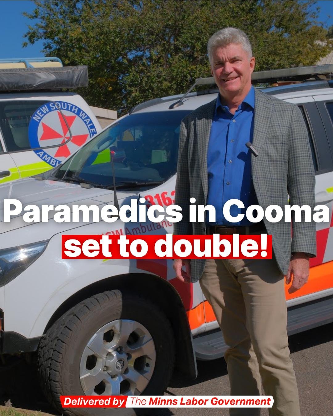 Additional paramedics for Cooma community Main Image
